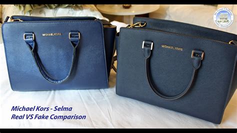 michael kors selma fake vs real|michael kors handbags real.